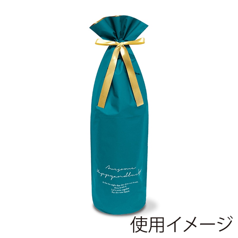 エスパック 梨地リキュールギフト袋 リキュール用 ターコイズ 30枚/袋（ご注文単位1袋)【直送品】