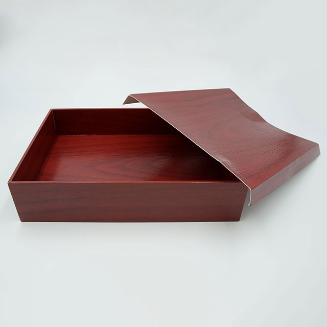 仕出容器 朱漆 貼箱 2合 10個/袋(ご注文単位6袋)【直送品】