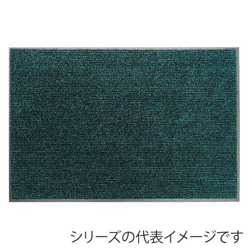 クリーンテックス・ジャパン 玄関マット アイアンホース ストライプ グリーン/ブラック 45×75cm BY00030 1枚（ご注文単位1枚）【直送品】