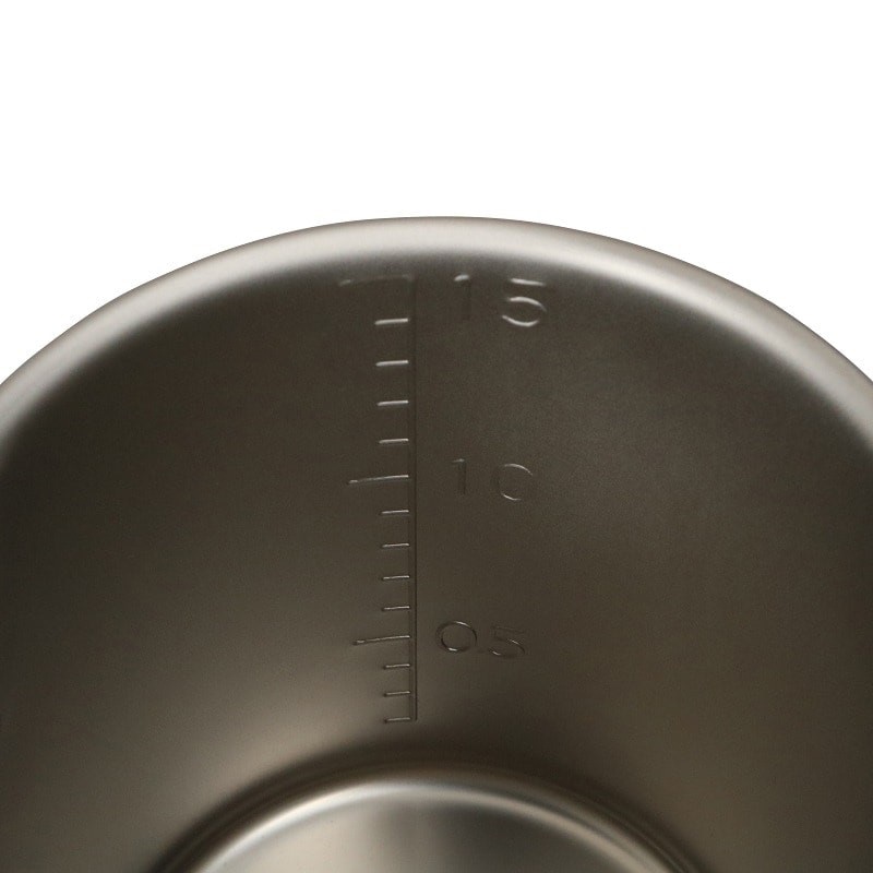 スギコ産業 チタン計量カップ ビーカー 口・手付 1.5L SA1865-TN-636H 1個（ご注文単位1個）【直送品】