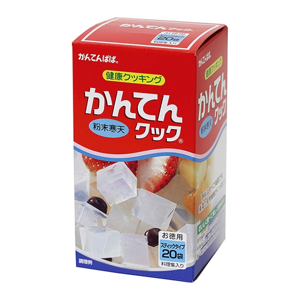 伊那食品工業 かんてんぱぱ かんてんクック 粉末寒天 4g×20 常温 1袋※軽(ご注文単位1袋)※注文上限数12まで【直送品】