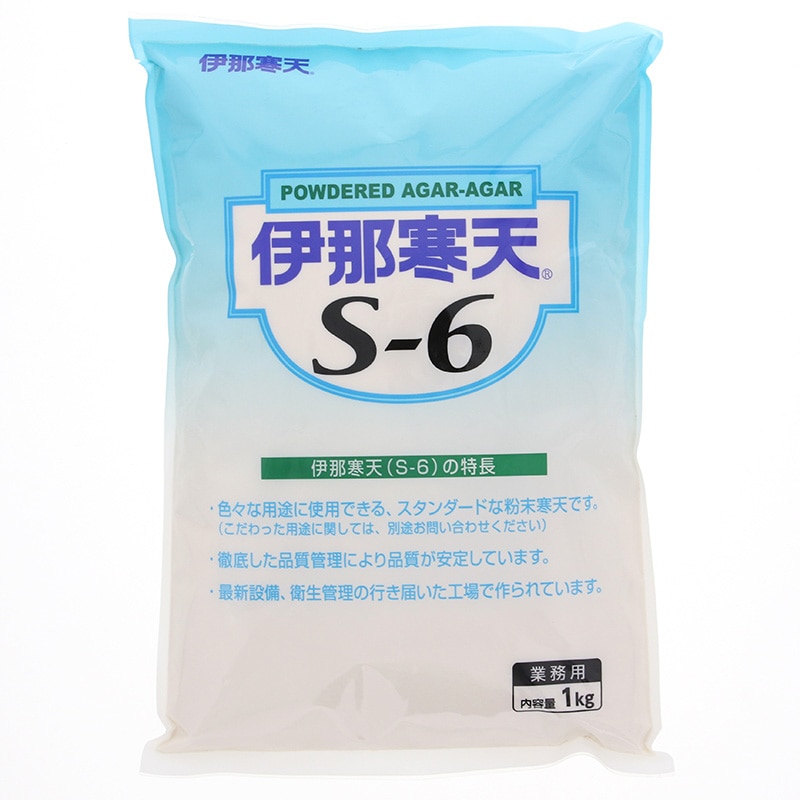 伊那食品工業 伊那寒天 S-6 1kg 常温 1個※軽(ご注文単位1個)※注文上限数12まで【直送品】