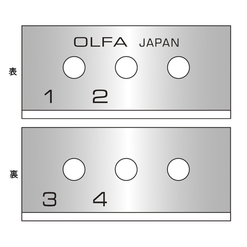 XB210 セーフティ ラップカッター替刃 10枚入 1個 (ご注文単位1個)【直送品】