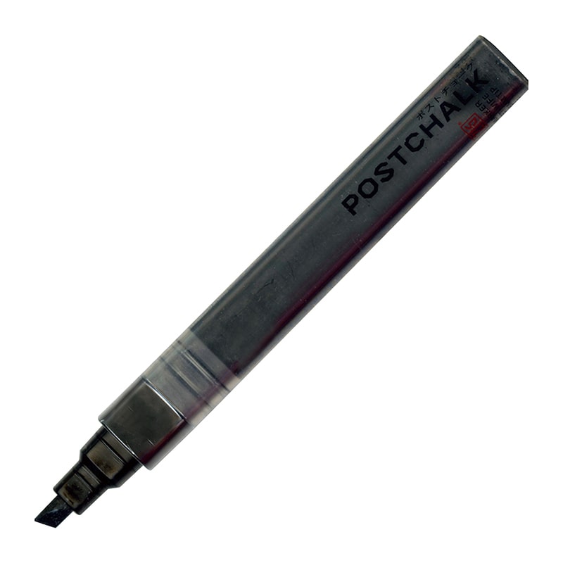 呉竹 ボードマーカー ZIG ポストチョークマーカー ウェットワイプ 6mm ブラック POST-500A-010S 1本(ご注文単位10本)【直送品】