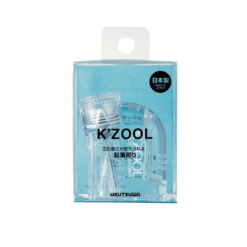 クツワ 透明鉛筆削りケズール　RS029CL   1個（ご注文単位6個）【直送品】