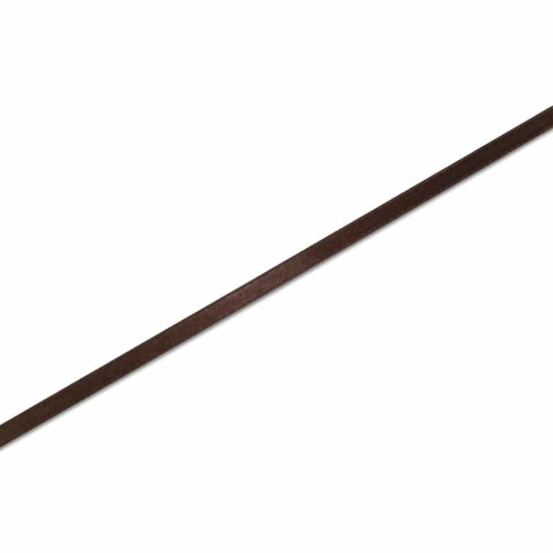 HEIKO シングルサテンリボン 6mm幅×20m 焦茶 1巻