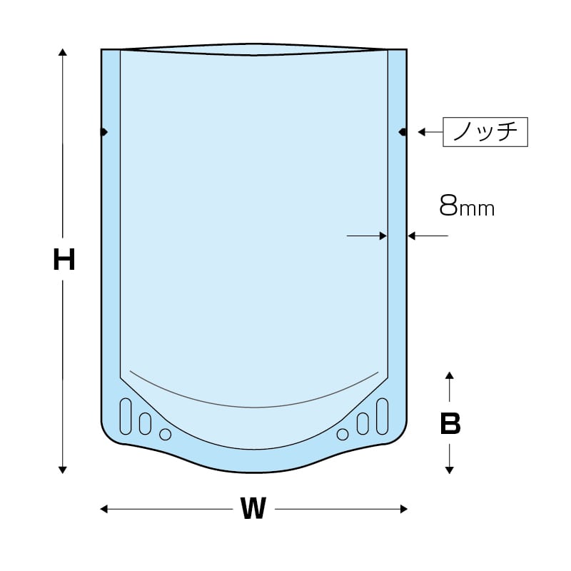 カウパック スタンド袋 TP-H1400  700枚/箱（ご注文単位1箱）【直送品】