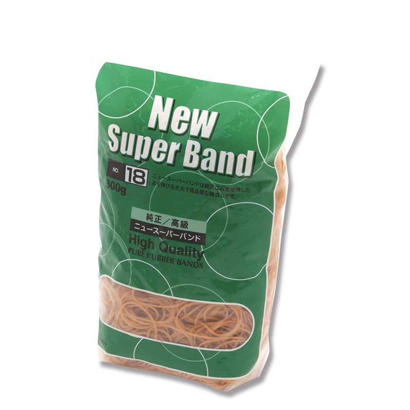 SWAN 輪ゴム ニュースーパーバンド NO.18 幅1.1mm 袋入(500g)