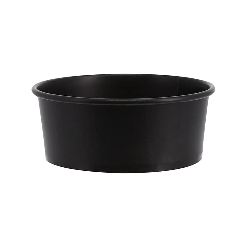 HEIKO 食品容器 ペーパーフードカップ 150-750 黒黒 25個/袋