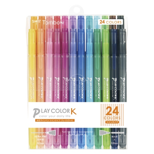 GCF-012 プレイカラーK 24色セット 1セット (ご注文単位1セット)【直送品】