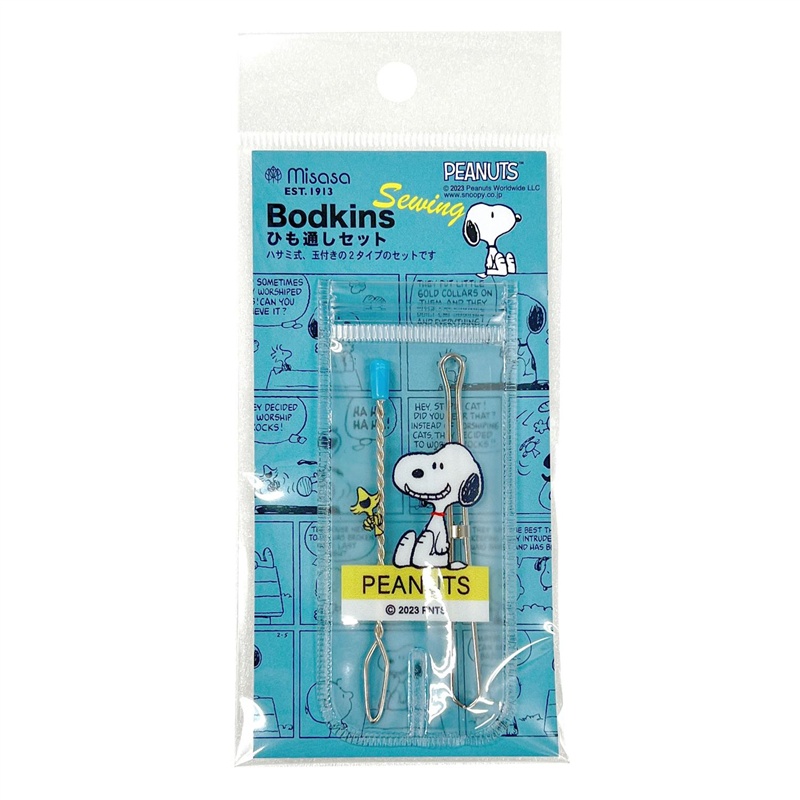 ミササ スヌーピー ひも通し 2本セット 8588 1個（ご注文単位1個）【直送品】