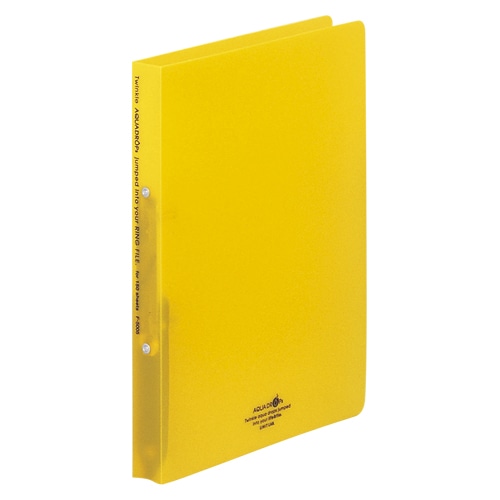 F-5005-5 リングファイル　A4S150　黄 1冊 (ご注文単位1冊)【直送品】