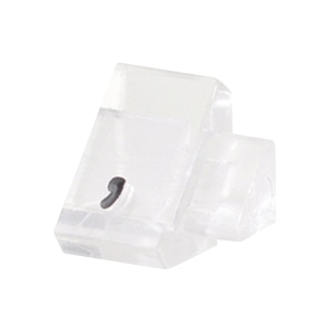友屋 ニュープライスキューブ 補充用単品 S用 透明／黒文字 「，」 20粒 07107CLC 1袋（ご注文単位2袋）【直送品】