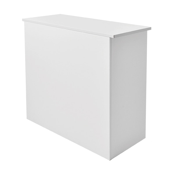 友屋 ダンクル ワイドカウンター ホワイト 62580WHT 1台(ご注文単位1台)【直送品】