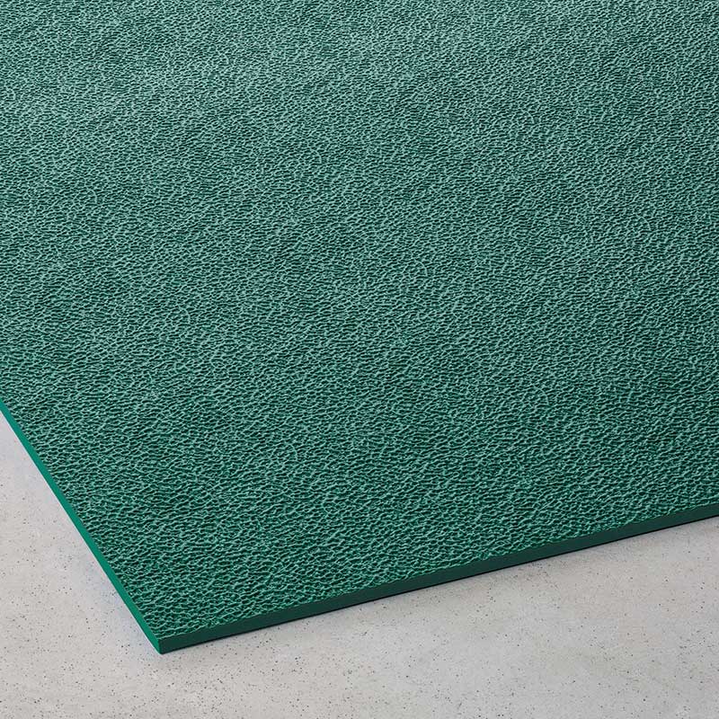 テラモト クッションマット　トリプルシート　9mm 1m×5m　緑 MR1543051 1本（ご注文単位1本）【直送品】