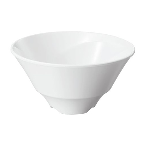台和 メラミン食器　スパイラル　ライスボール 白 BY-380-W 1枚（ご注文単位1枚）【直送品】
