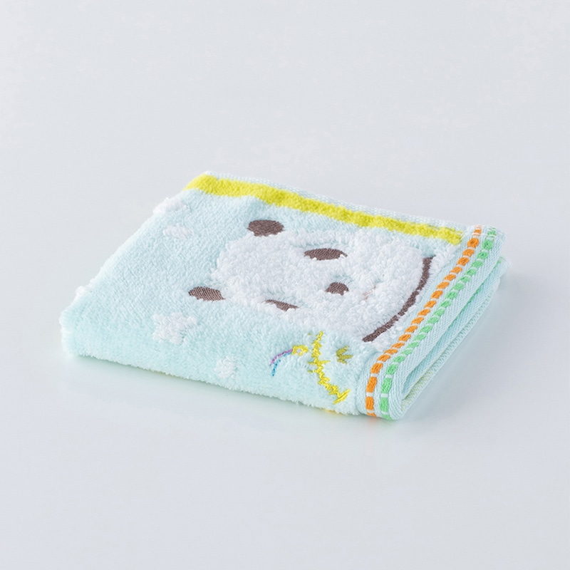 UCHINO もちぷに タオルハンカチ パンダ 9003V017BG 1枚（ご注文単位10枚）【直送品】