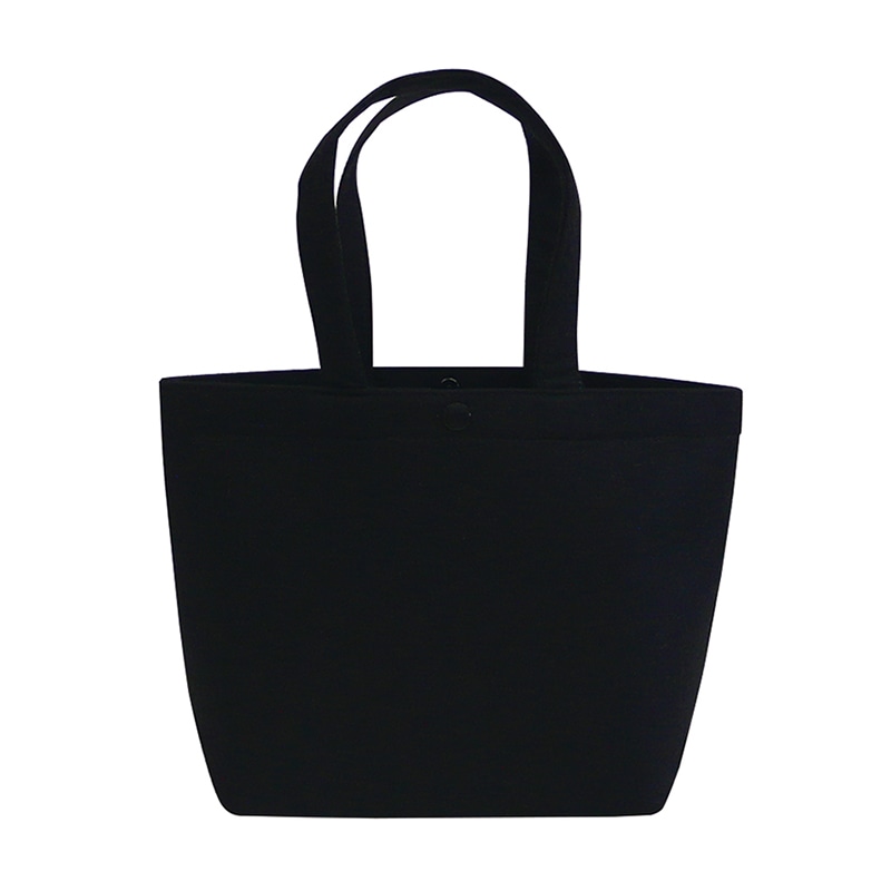 ラクスルクラフツ フェルトバッグ トートS ブラック 90340019 5枚/袋（ご注文単位10袋）【直送品】