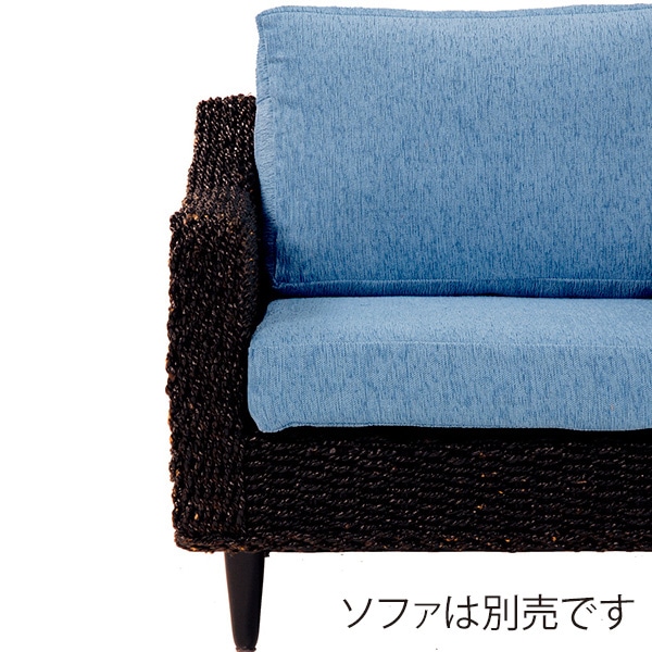 萩原 3人掛けソファー専用カバー クッションカバー スカイブルー RL-1430C-3C-BS 1台(ご注文単位1台)【直送品】