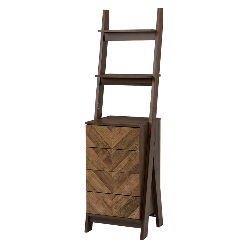 萩原 チェストラック 幅53cm 3段 引出し4杯 RCH-1091BR 1台(ご注文単位1台)【直送品】