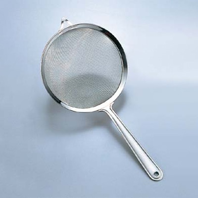 18-8 イタリアン ストレーナー シングルアミ 8インチ 1個(ご注文単位1個)【直送品】