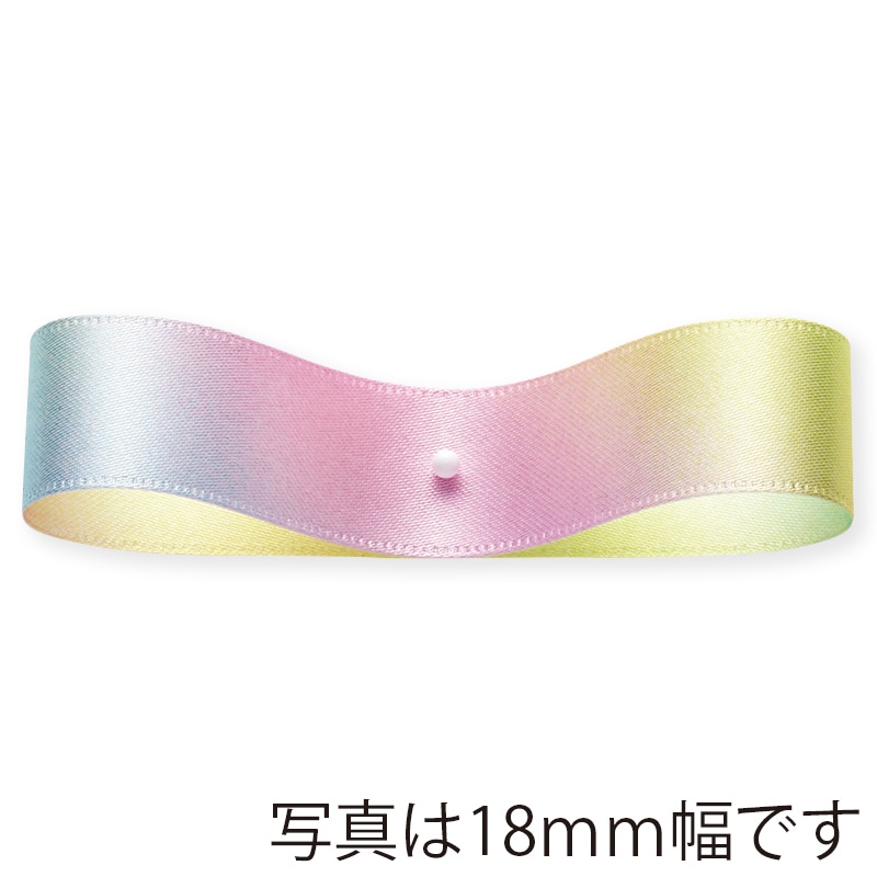 東京リボン リボン　レインボーサテン　29531 24×30 #8　パステル 1巻（ご注文単位1巻）【直送品】