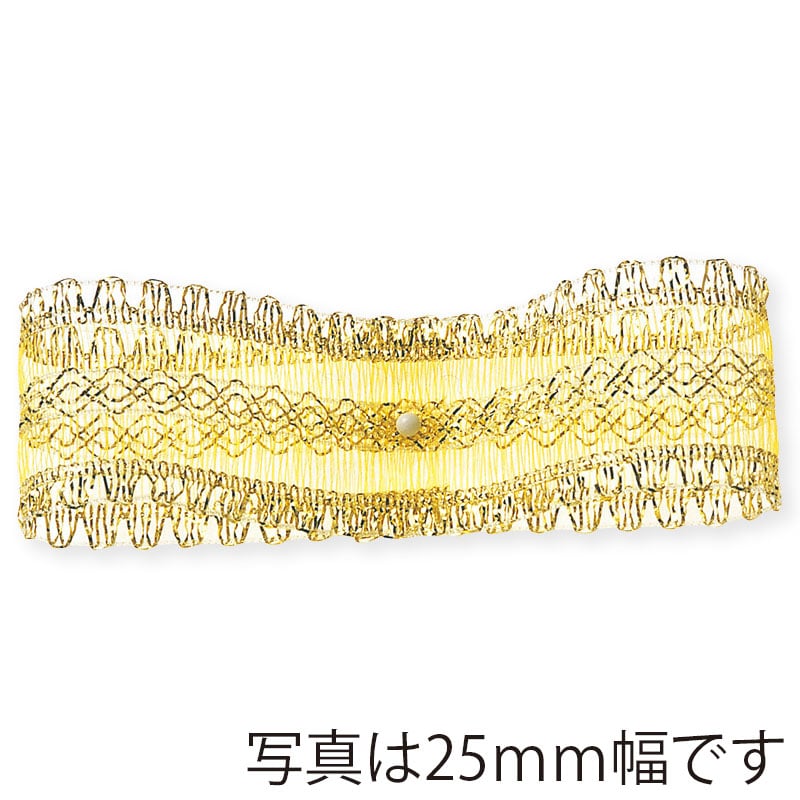東京リボン リボン デイジーレース 36800 15×30 #43 ゴールド 1巻(ご注文単位1巻)【直送品】