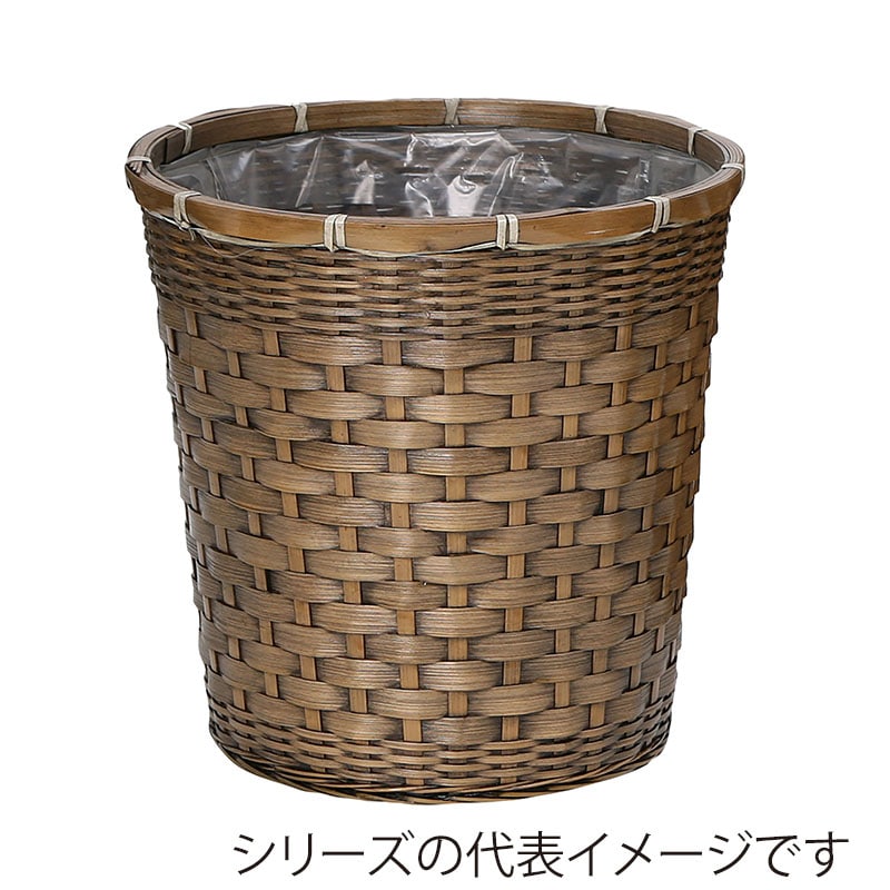 ヒルトップ 鉢カバー　バンブー 6号懸崖鉢 DA6 1個（ご注文単位10個）【直送品】