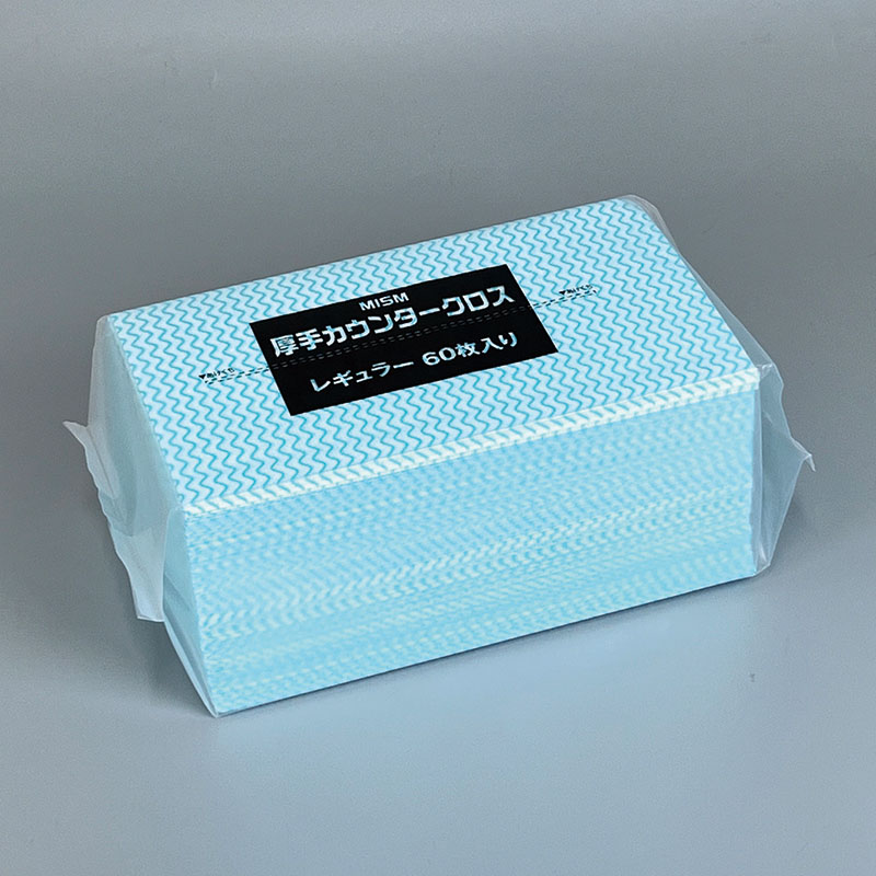 ヒメプラ カウンタークロス レギュラー厚手 CC-202　グリーン 60枚/袋（ご注文単位6袋）【直送品】