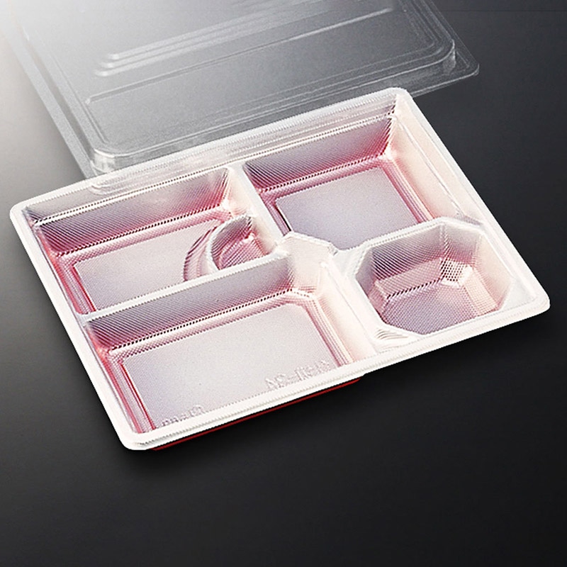 中央化学 弁当容器 DX仕切 防曇蓋セット R-34-N  20枚/袋（ご注文単位15袋）【直送品】