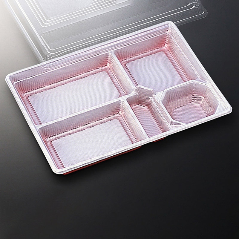 中央化学 弁当容器 DX仕切 防曇蓋セット R-37-N  20枚/袋（ご注文単位14袋）【直送品】