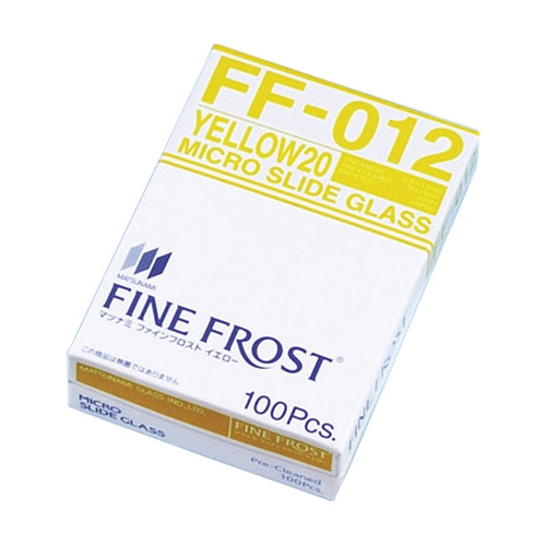 ファインフロスト 20mm イエロー FF-012 100枚 1個(ご注文単位1個)【直送品】