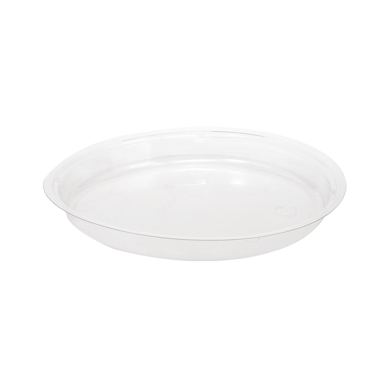 リスパック 食品容器 バイオカップ（クリーンカップ） 丸型 129パイ 浅 中皿 50個/袋