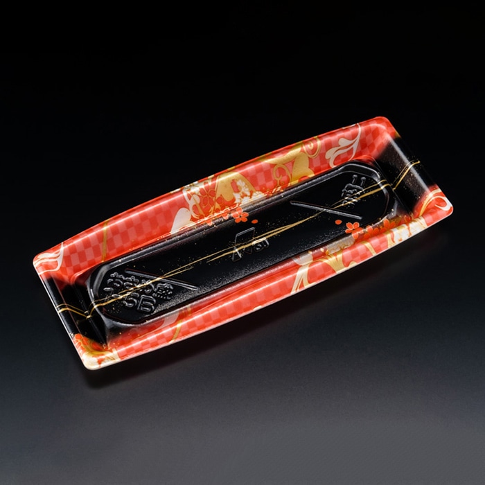 リスパック 寿司容器 おさめ盛 本体 1-5B おとわピンク RSAN135 50枚/袋（ご注文単位14袋）【直送品】