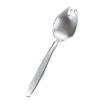 ムラオカ 18-8 抗菌 先割 給食スプーン 穴無 1個(ご注文単位1個)【直送品】