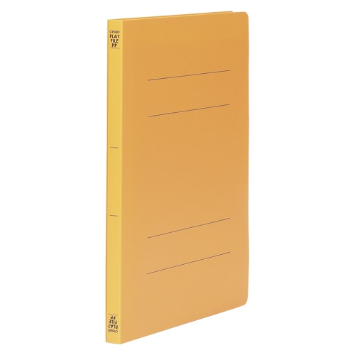 CR-FPA4S-O PPフラットファイルA4S オレンジ 1冊 (ご注文単位1冊)【直送品】