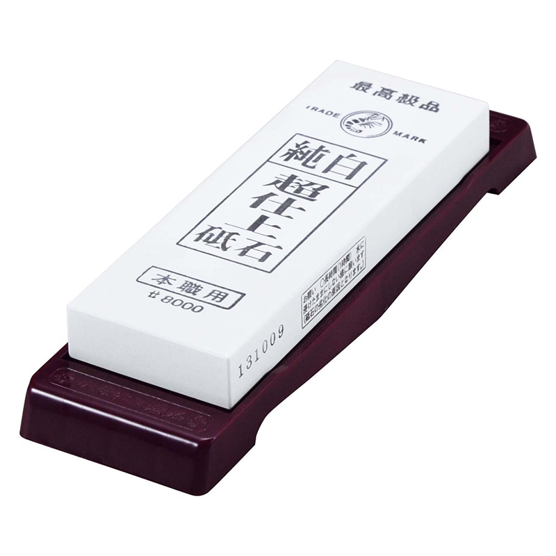 ナニワ研磨工業 エビ印 純白 超仕上砥石 台付(#8000)IF-1001 1個(ご注文単位1個)【直送品】