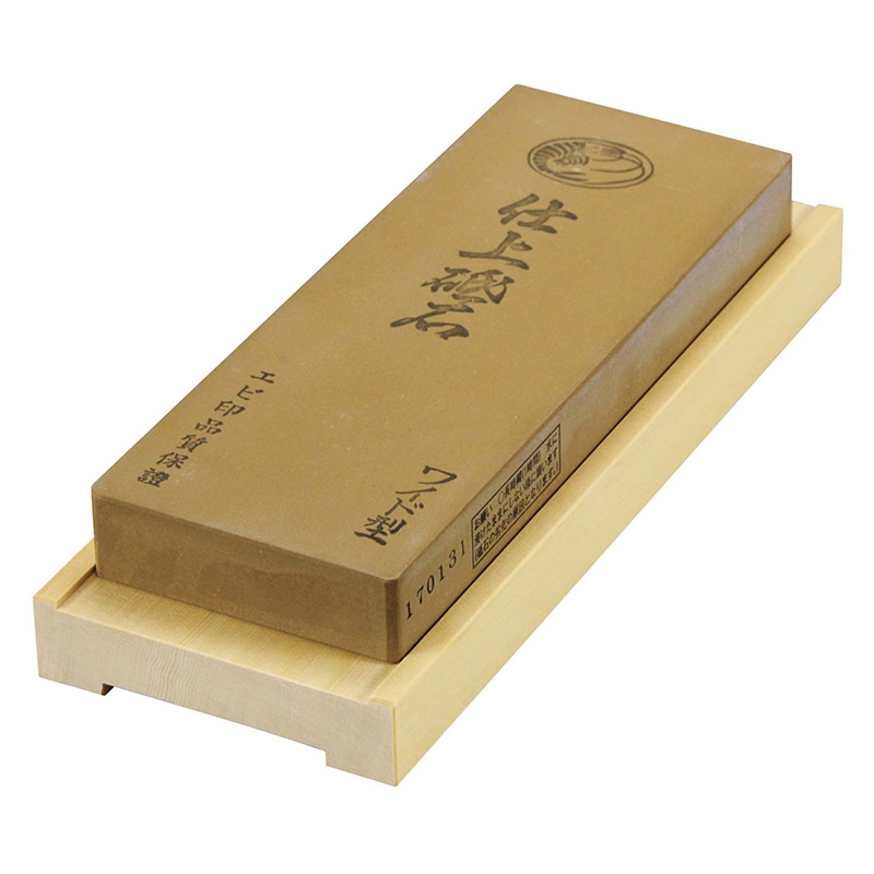 エビ印 ワイド型 仕上砥石 台付(#4000) 1個(ご注文単位1個)【直送品】