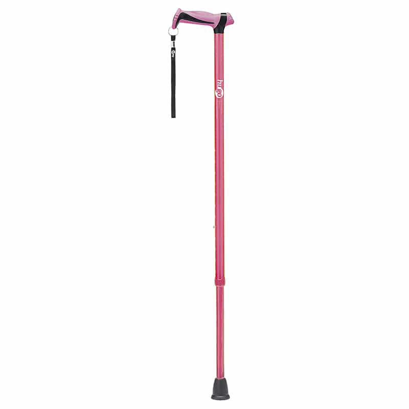 ヒューゴステッキ　104752　ピンク   1個（ご注文単位1個）【直送品】