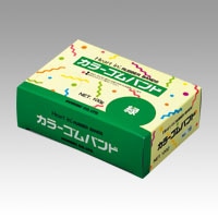 #16 100G ミドリ ハートインゴムバンド#16 100g 緑 1箱 (ご注文単位1箱)【直送品】