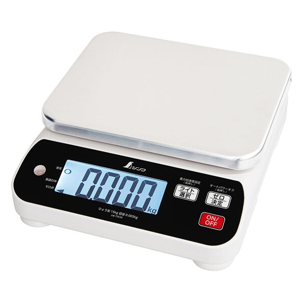 シンワ測定 デジタルはかり WP 防塵防水 15kg 70039 063016004 1個(ご注文単位1個)【直送品】