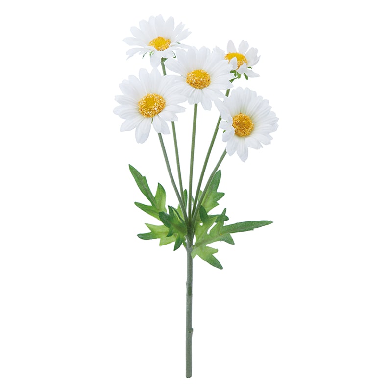 ポピー 造花　デイジー ホワイト FFH-0003-W 1本（ご注文単位24本）【直送品】