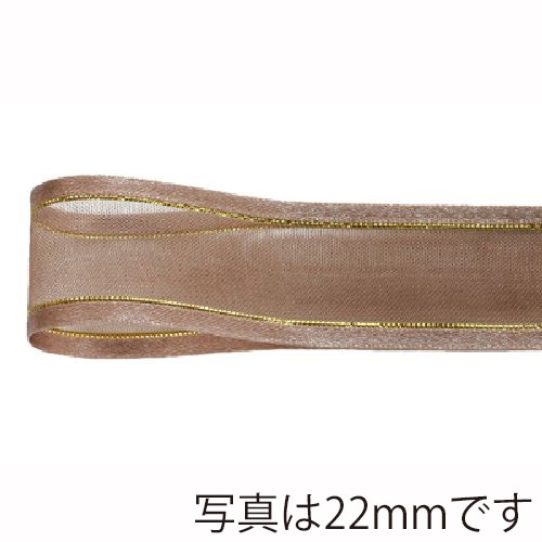 青山 リボン　シェアサテン　ゴールドエッジ　0510 36×30 #35 1巻（ご注文単位1巻）【直送品】
