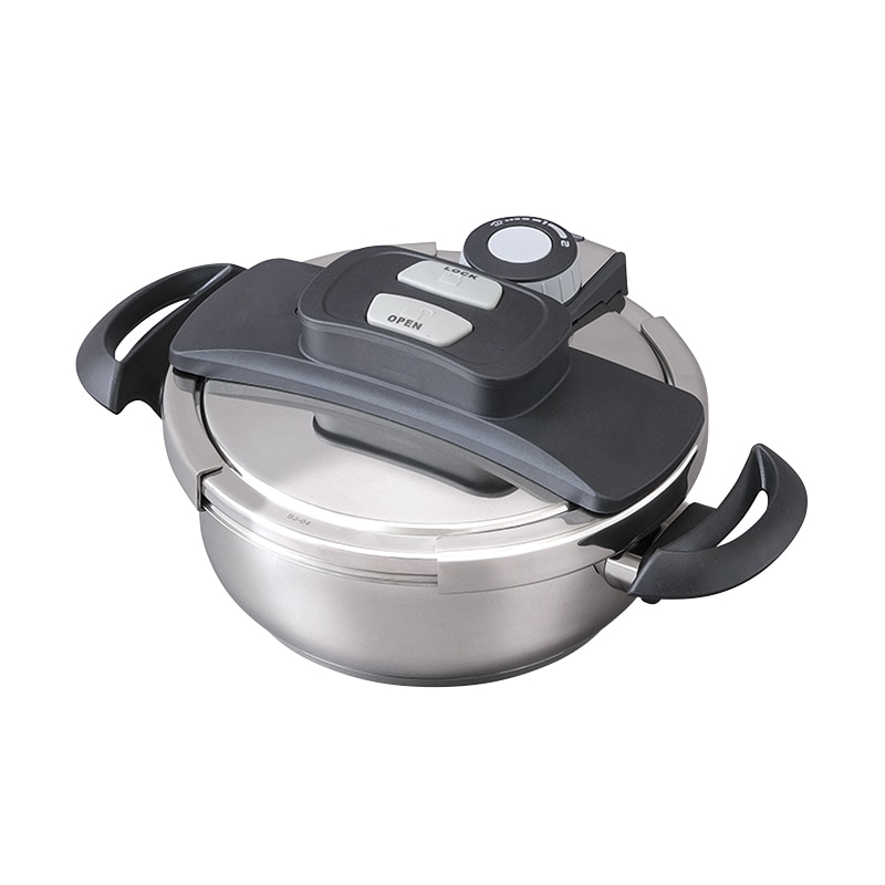 アイリスオーヤマ 両手圧力鍋　IH／ガス火対応 3L RAN-3L 1個（ご注文単位1個）【直送品】