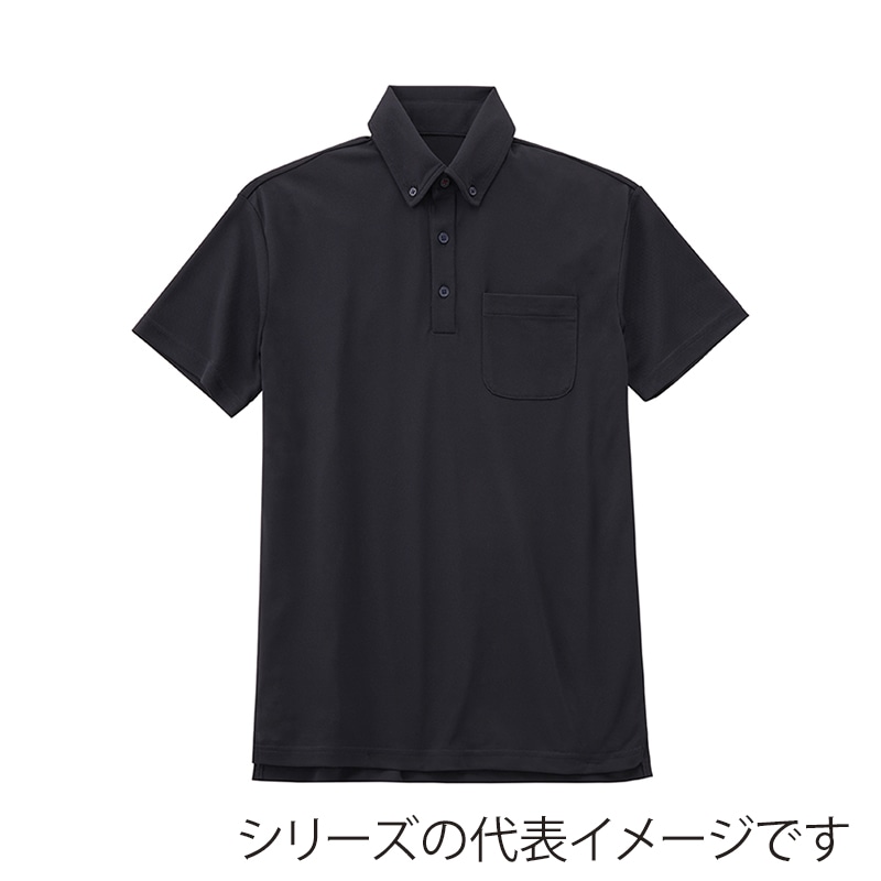 アイリスオーヤマ ファンクト UVポロシャツ XL ブラック FC22101-BKXL 1枚(ご注文単位1枚)【直送品】
