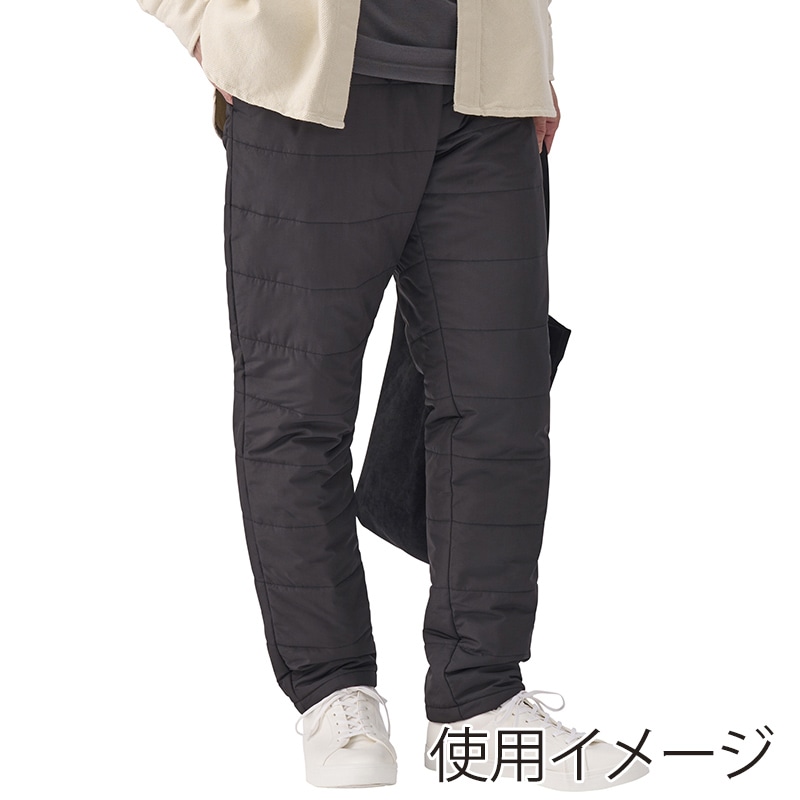 アイリスオーヤマ ファンクト　中綿　保温パンツ XL　ブラック FC22503-BKXL 1枚（ご注文単位1枚）【直送品】
