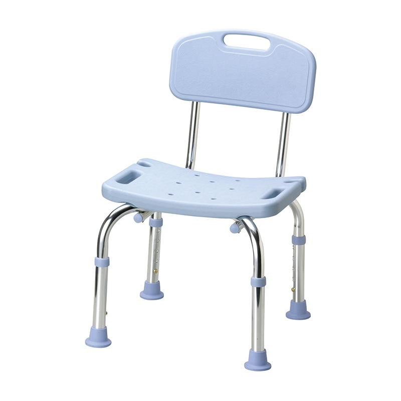 シャワーベンチ　背付 SB-11LB　ライトブルー  1個（ご注文単位1個）【直送品】