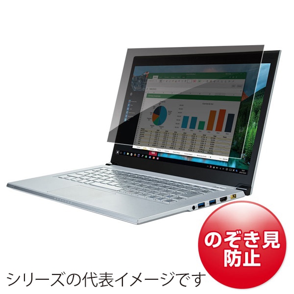 サンワサプライ 12.1インチワイド対応プライバシーフィルター CRT-PFNG121W 1個（ご注文単位1個）【直送品】