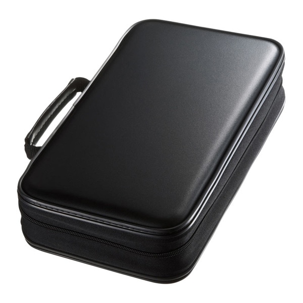 サンワサプライ CDジャケット収納対応 セミハードケース ブラック FCD-WLBD96BBK 1個(ご注文単位1個)【直送品】