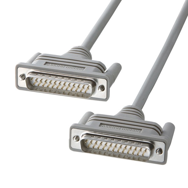 サンワサプライ RS-232Cケーブル 25pin クロス 1.5m KRS-117K 1個（ご注文単位1個）【直送品】